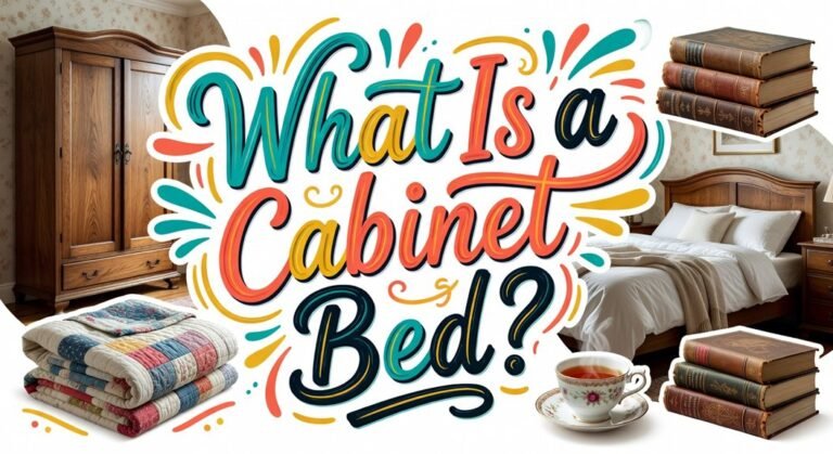 a concealed folding bed