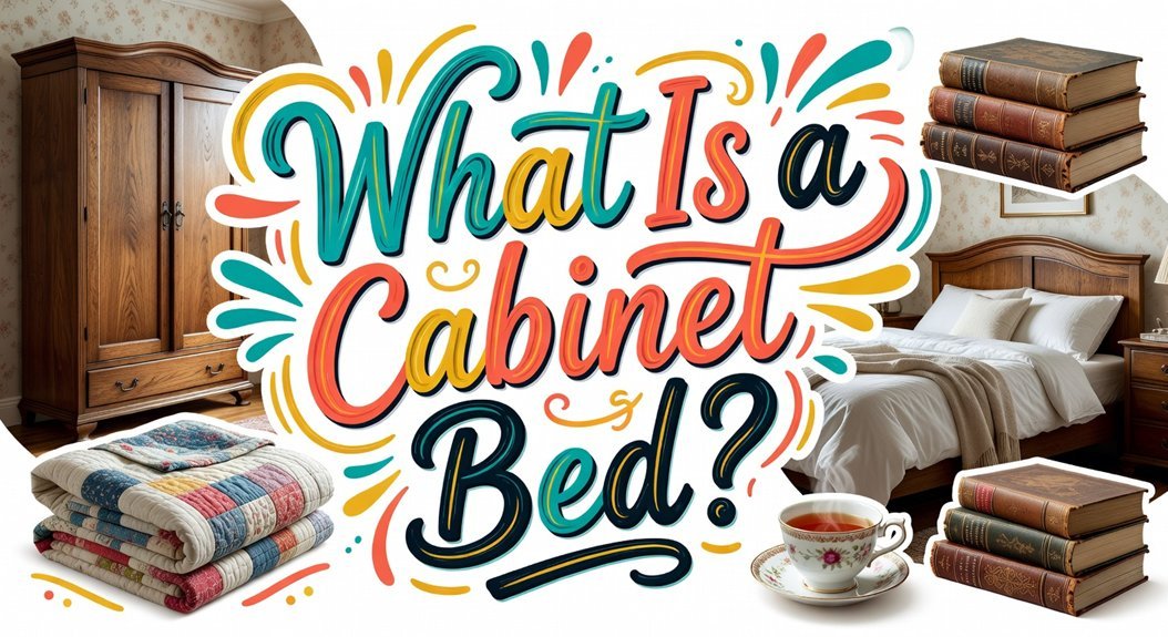 a concealed folding bed