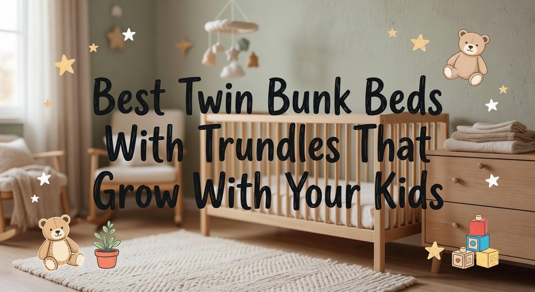 a twin size bunk bed that grows with your kids