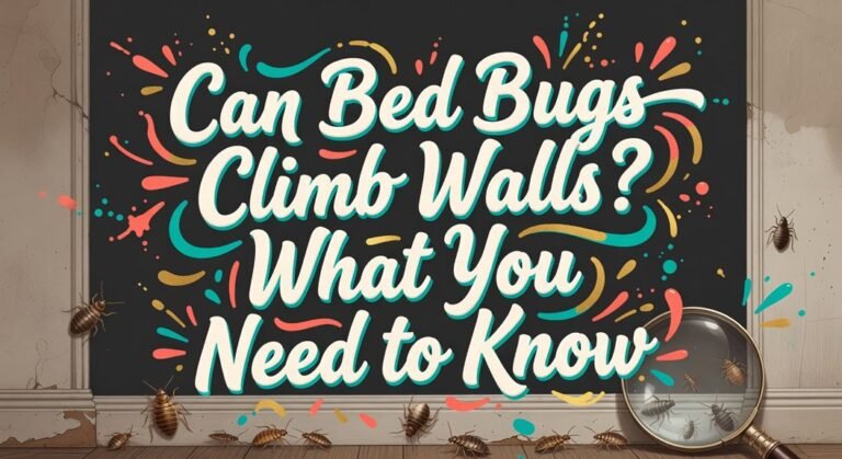 bed bug climbing abilities