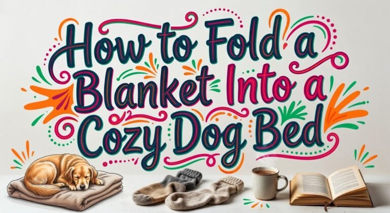 blanket transformation dog bed