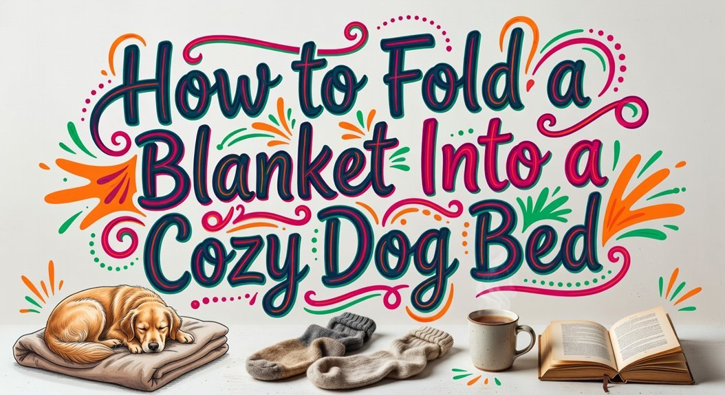 blanket transformation dog bed