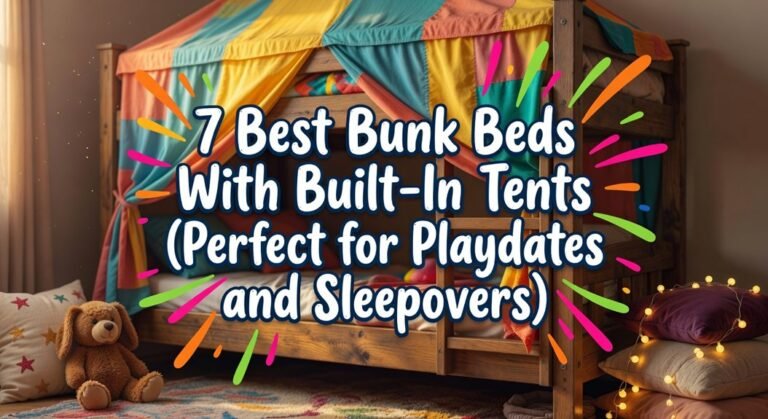 built in tent bunk beds