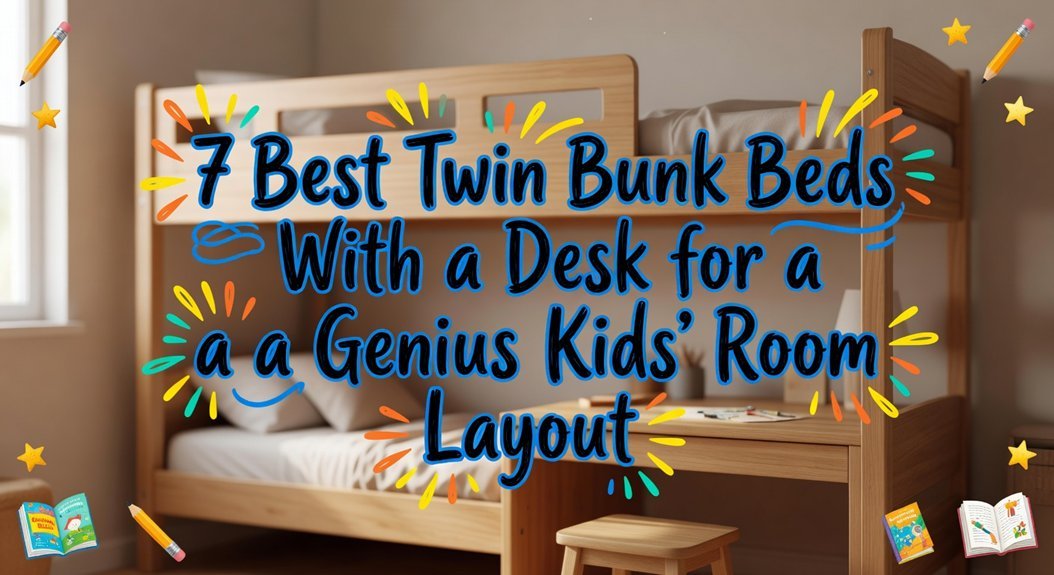 bunk bed desk combination