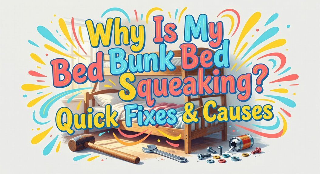 bunk bed noise troubleshooting