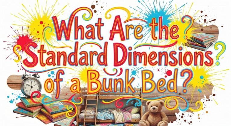 bunk bed size specifications