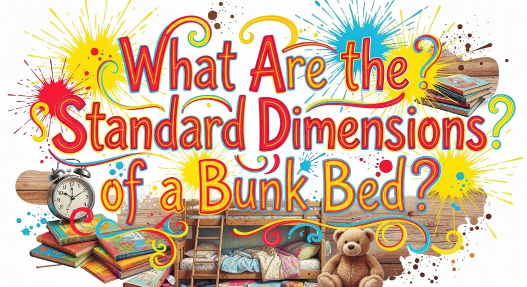 bunk bed size specifications