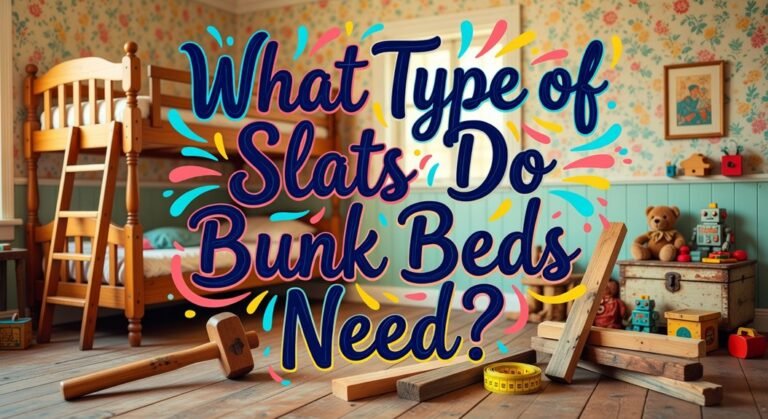 bunk bed slat specifications