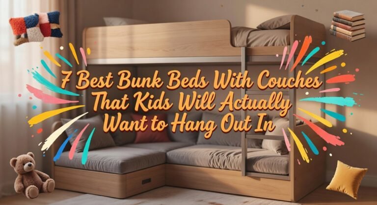 bunk beds with couches