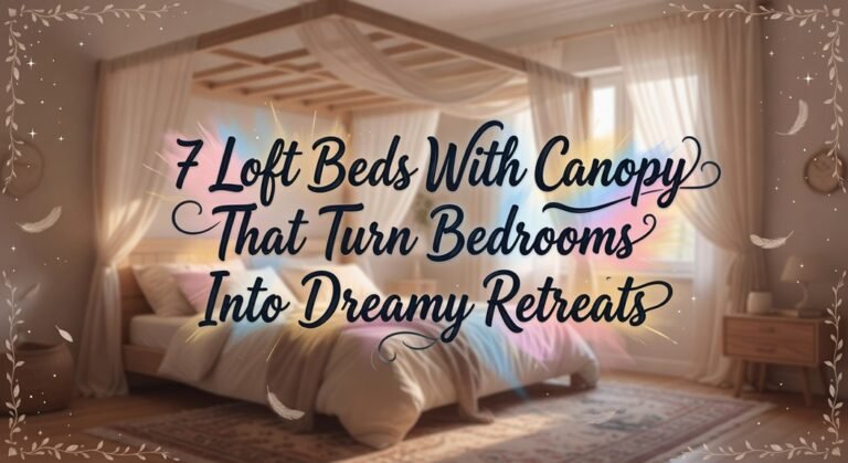 canopy loft bed selection