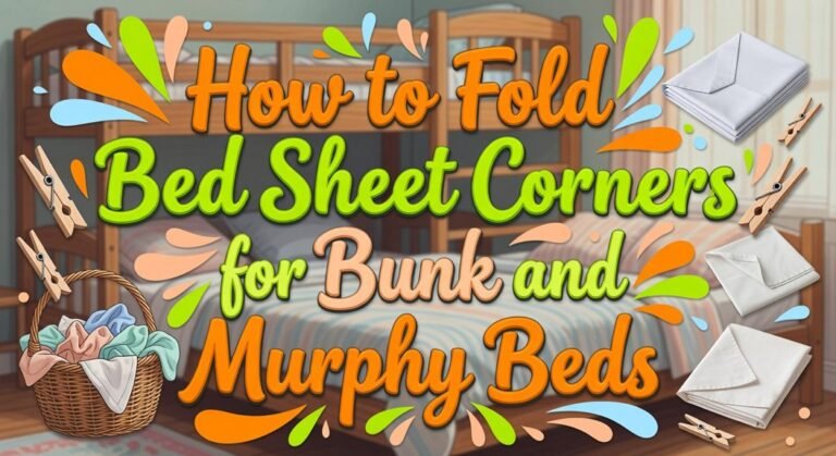 corner folding for bunks