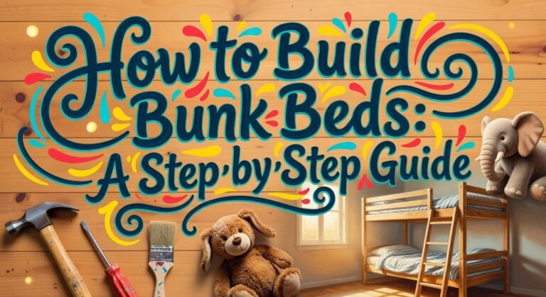 diy bunk bed construction