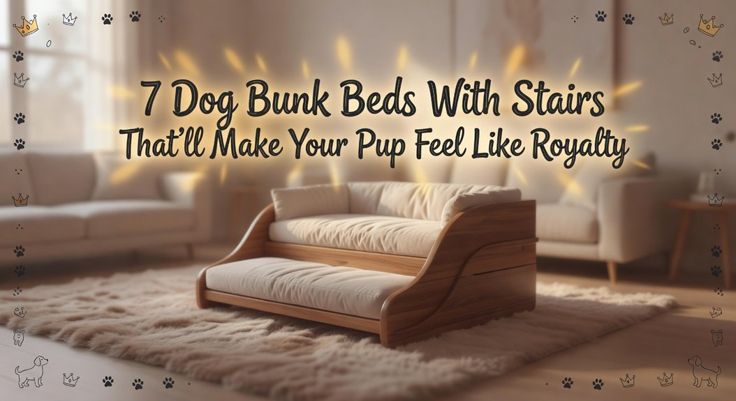 dog beds with stairs
