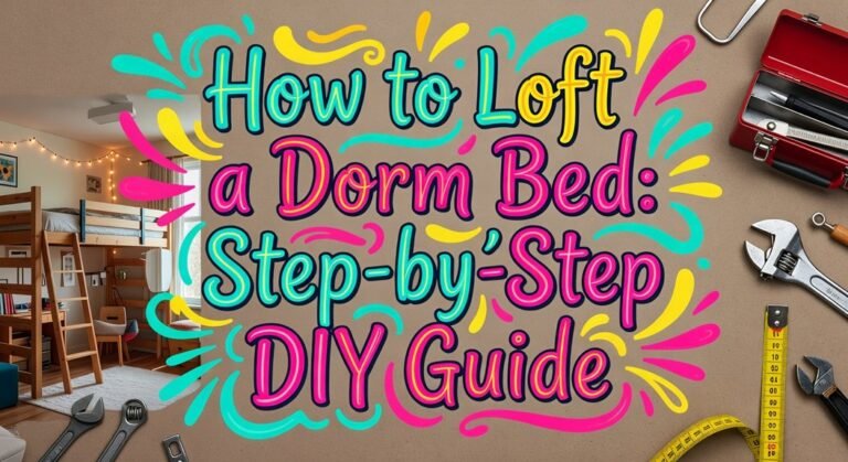 dorm bed lofting guide