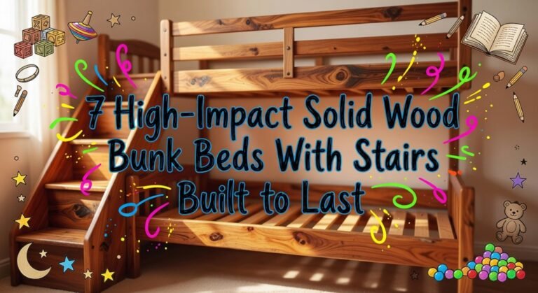 durable wooden bunk beds