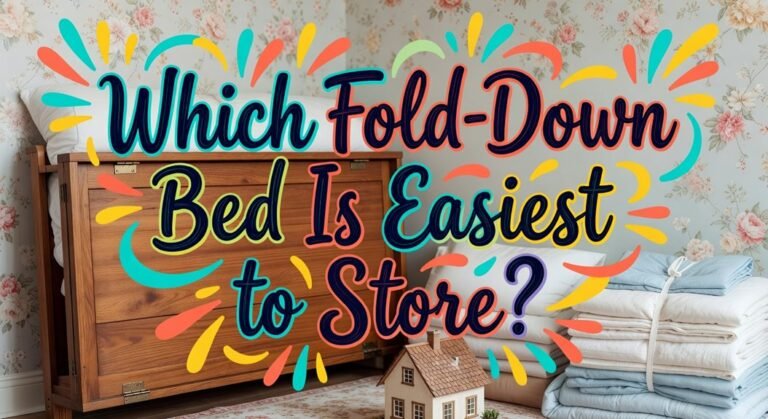 easiest storing fold down bed