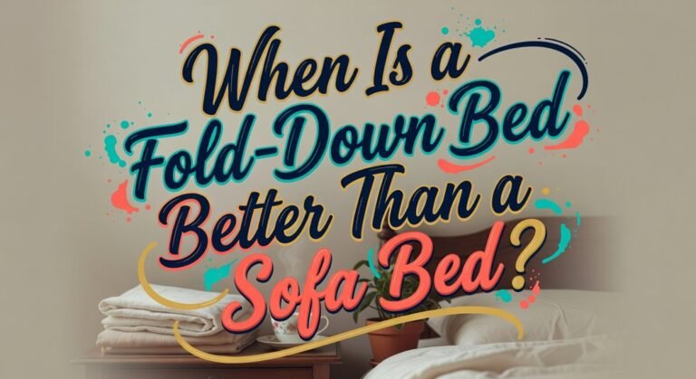 fold down bed advantages explained