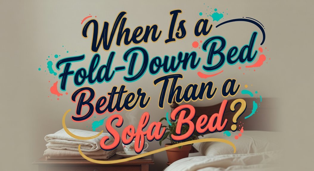 fold down bed advantages explained