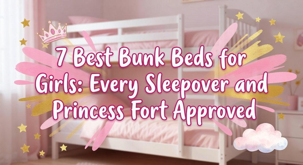 girl themed sleepover bunkbeds