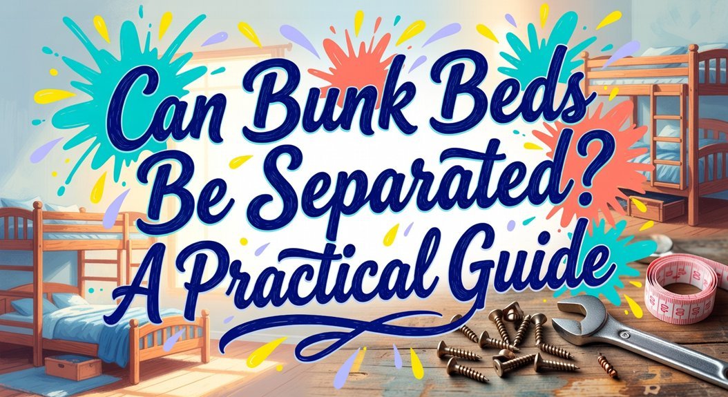 guide to separating bunks