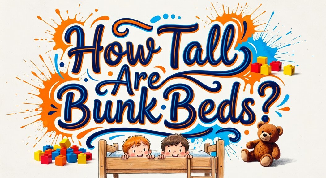 height of stacked beds