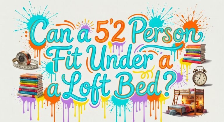 height under loft bed