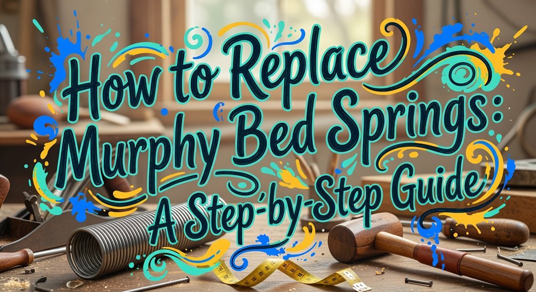 how to replace murphy bed springs a step by step guide