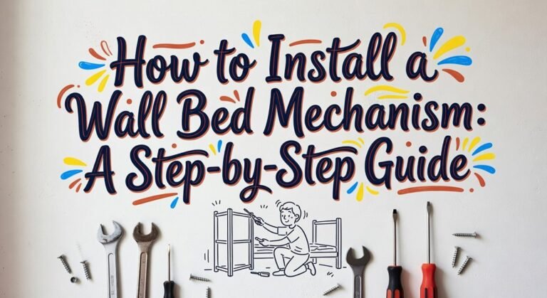 installing wall bed mechanism