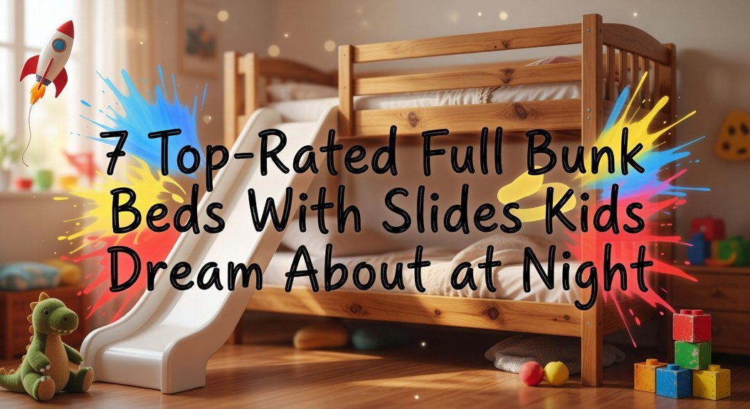 kid bunk beds slides