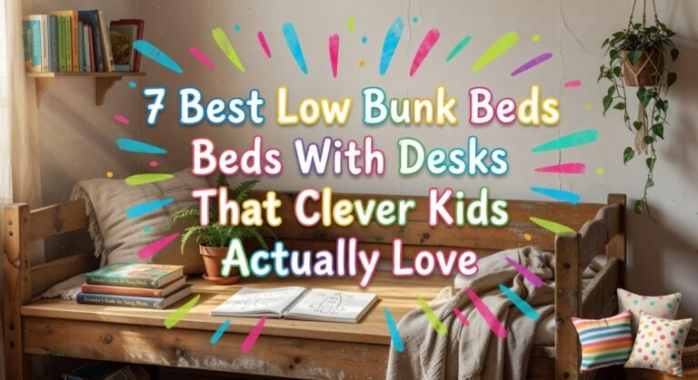 kids low bunk desks
