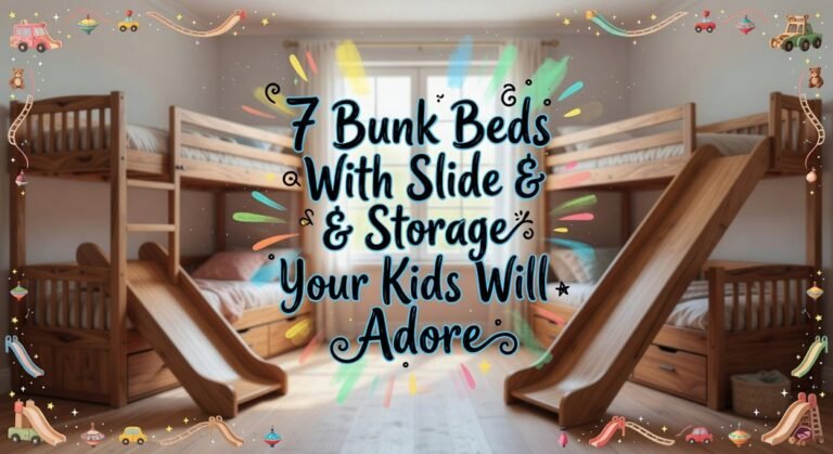 kids slide storage beds