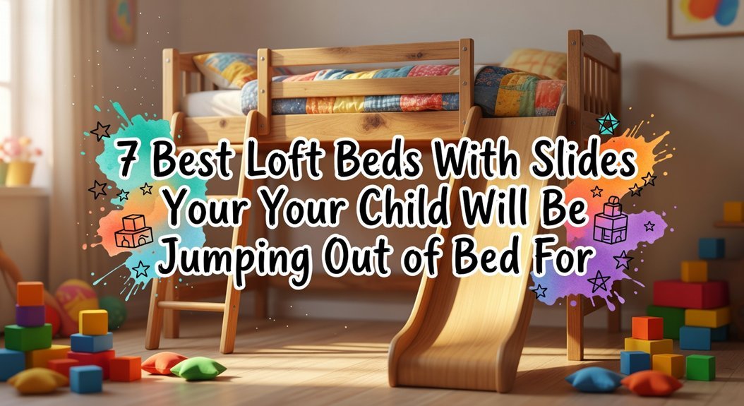 kids sliding loft beds