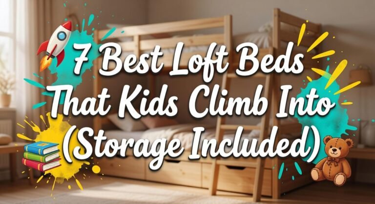 kids storage loft beds