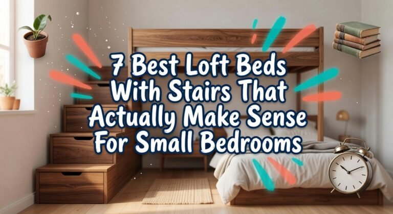 loft beds feature stairs