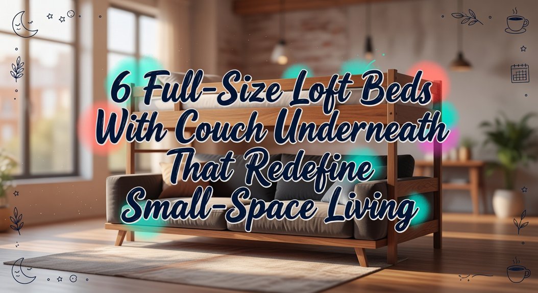 loft beds with couches