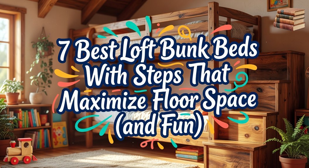 loft beds with steps