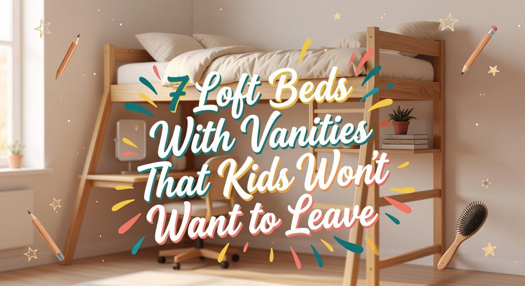 loft beds with vanities