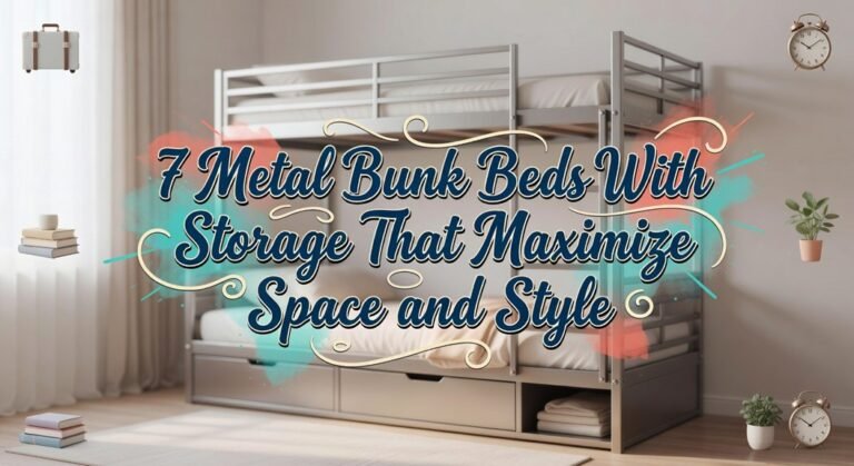 metal storage bunk beds