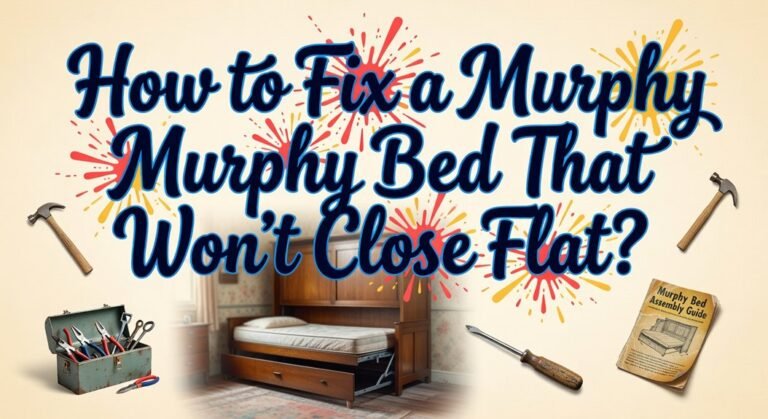 murphy bed closing malfunction solution