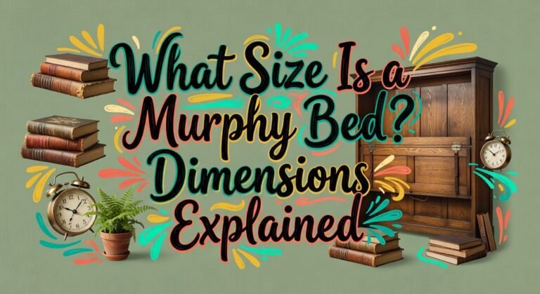 murphy bed size details