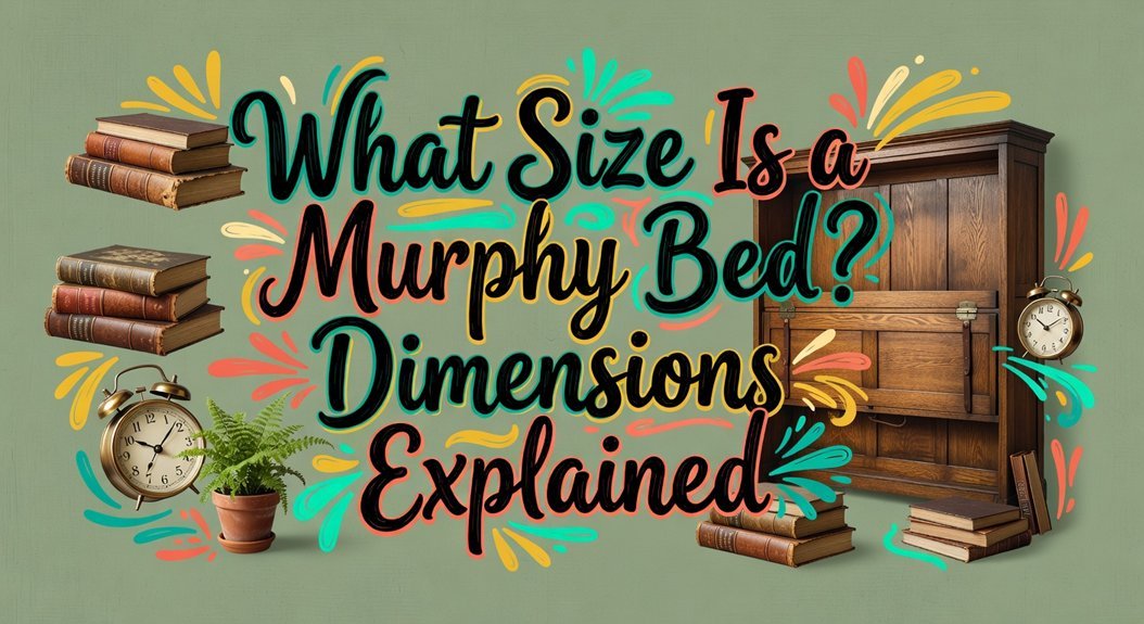 murphy bed size details