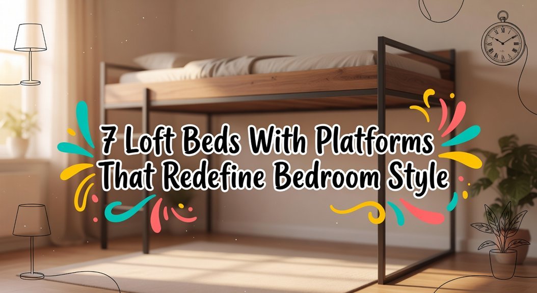 platform loft beds style