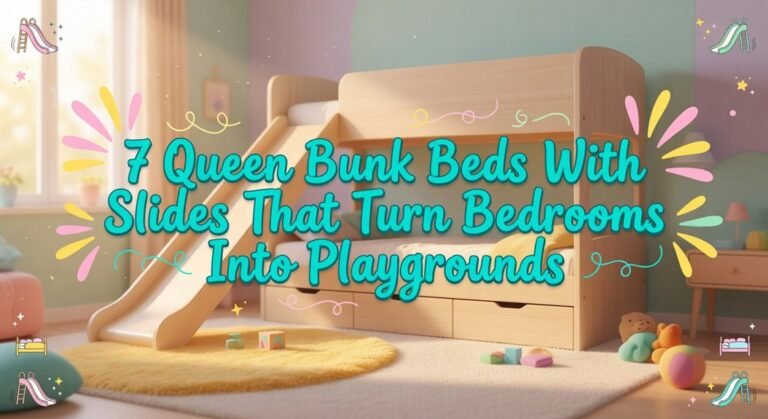 playful queen bunk beds