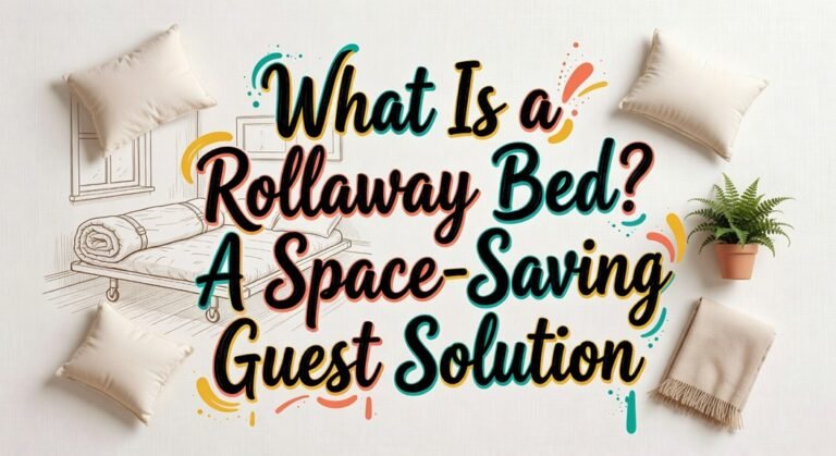 portable temporary guest bed