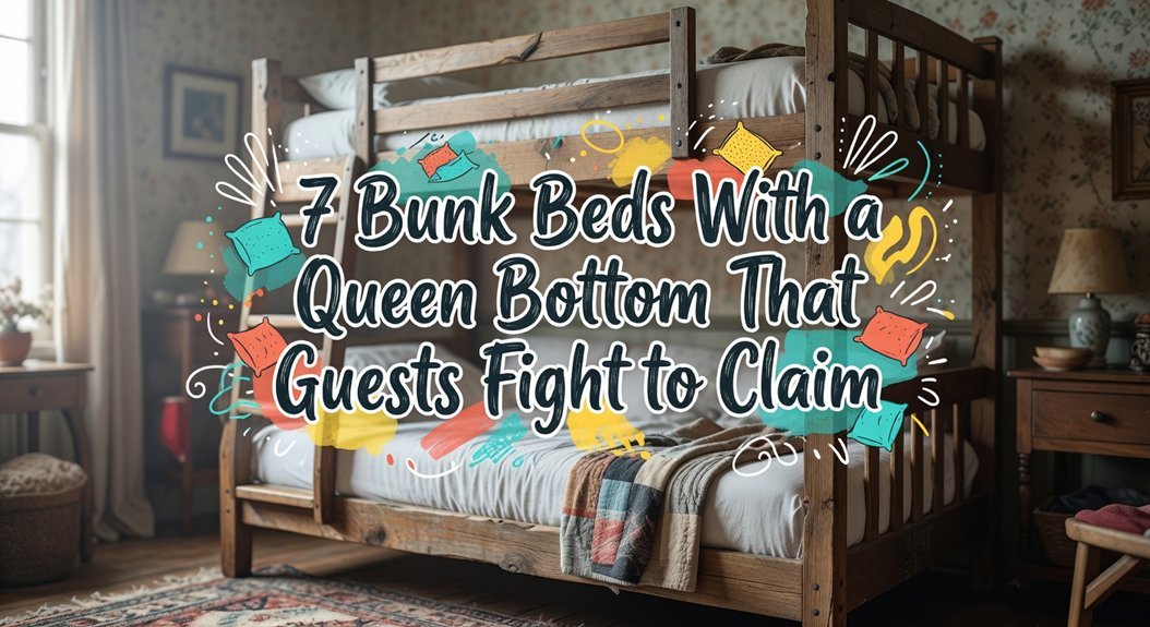 queen bottom bunk beds