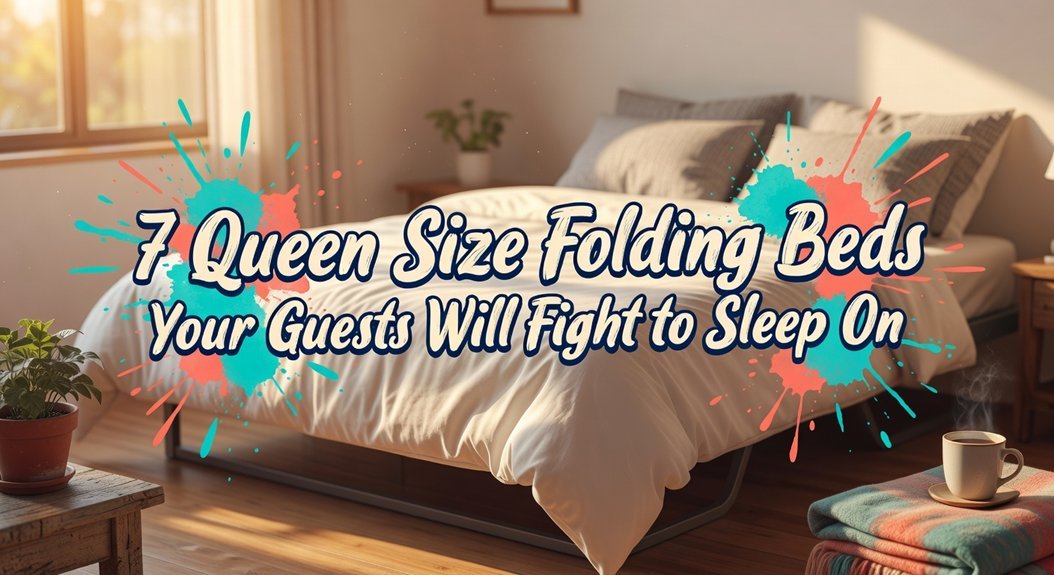 queen folding guest beds