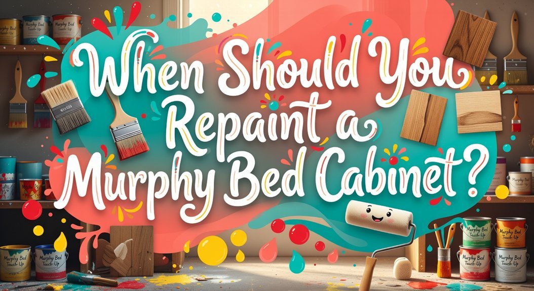 repainting murphy bed cabinet
