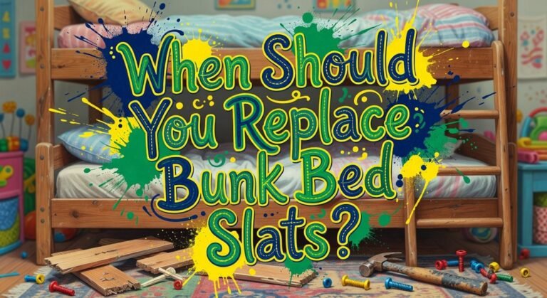 replace bunk bed slats