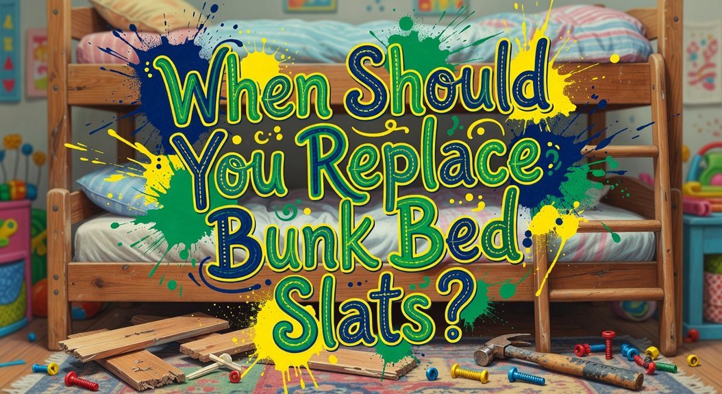 replace bunk bed slats