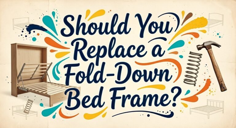 replacing a fold down bed frame